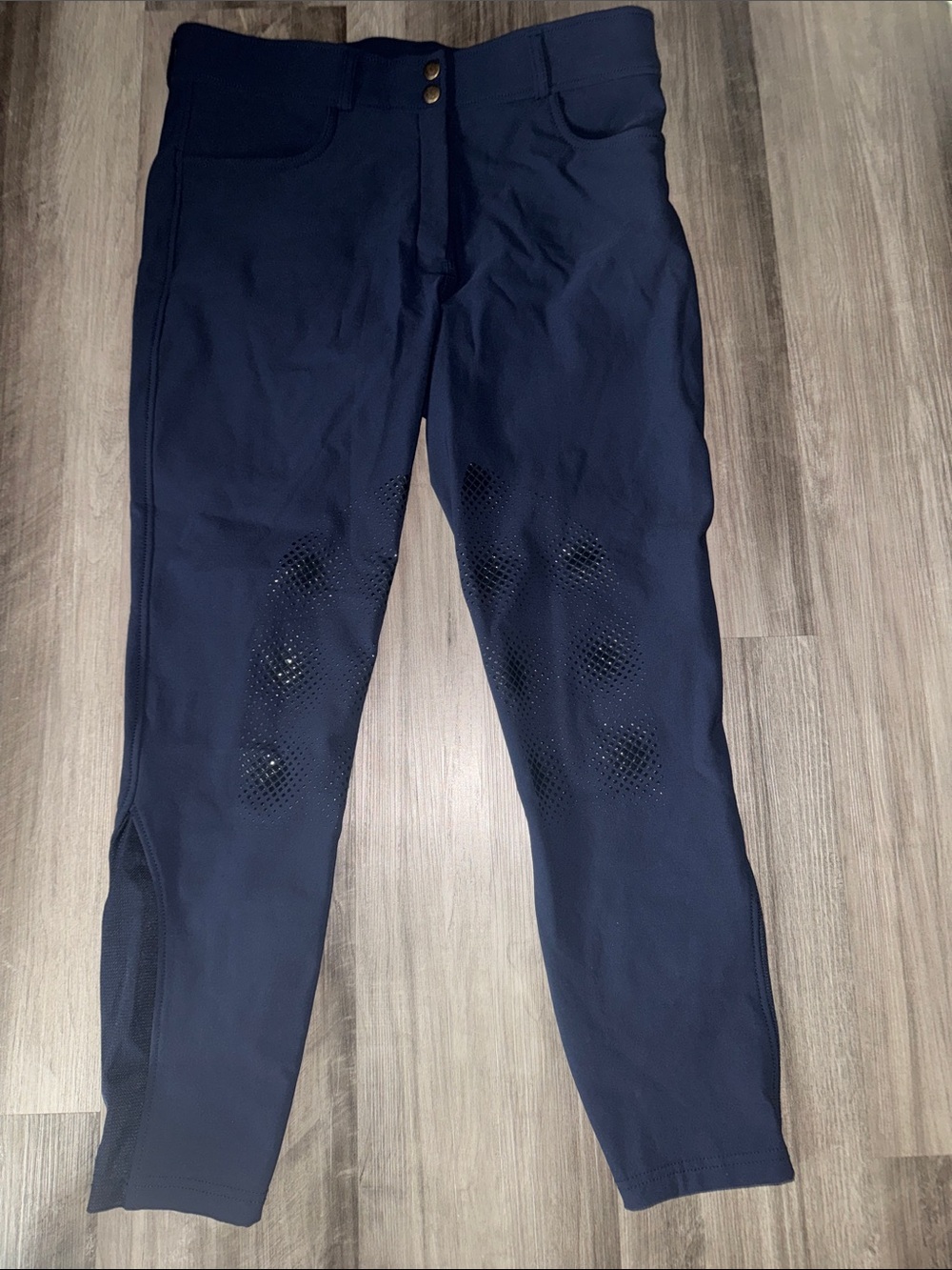 Ovation Equestrian riding pants navy blue 32 women’s stretch horses